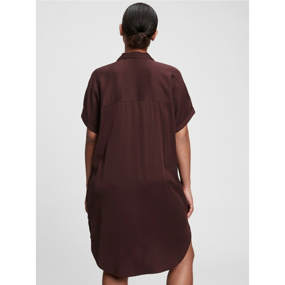 🦝NWT🦝 GAP TENCEL™ Lyocell Popover Dress - Picture 7 of 8